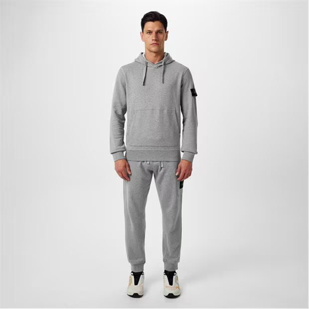Stone Island Hoodie Full Tracksuit Grey Klay Designerwear