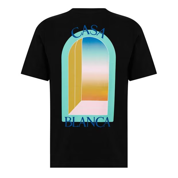 Casablanca New Mirror T Shirt Black Casablanca