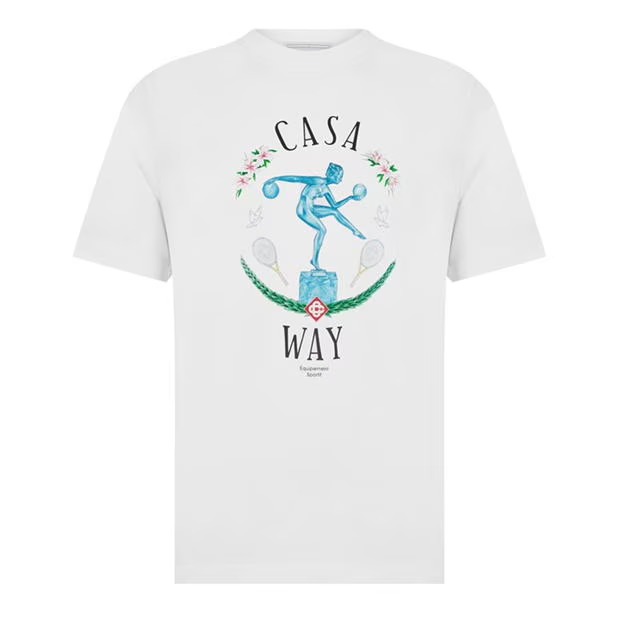 Casablanca New Casa Way T Shirt White Casablanca