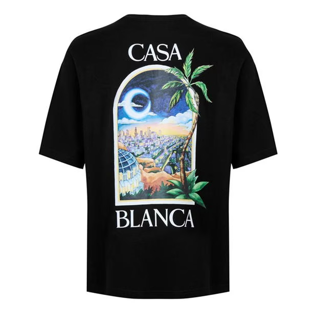 CASABLANCA La Days T-Shirt Black
