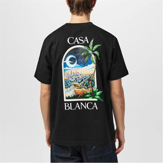 CASABLANCA La Days T-Shirt Black