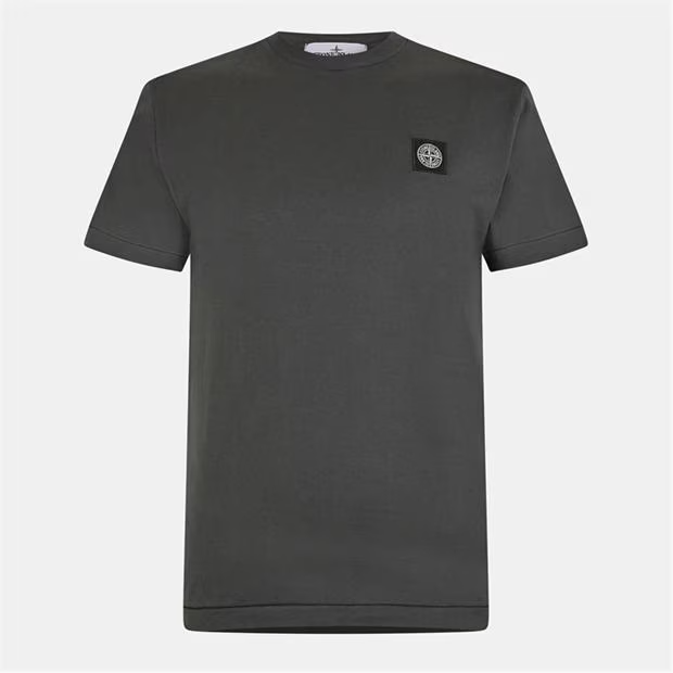 Stone Island Patch T Shirt Piombo
