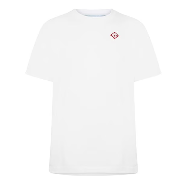 Casablanca Chest Logo T Shirt White