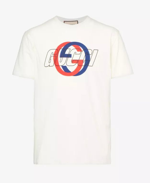 Gucci GG Logo T Shirt White Gucci