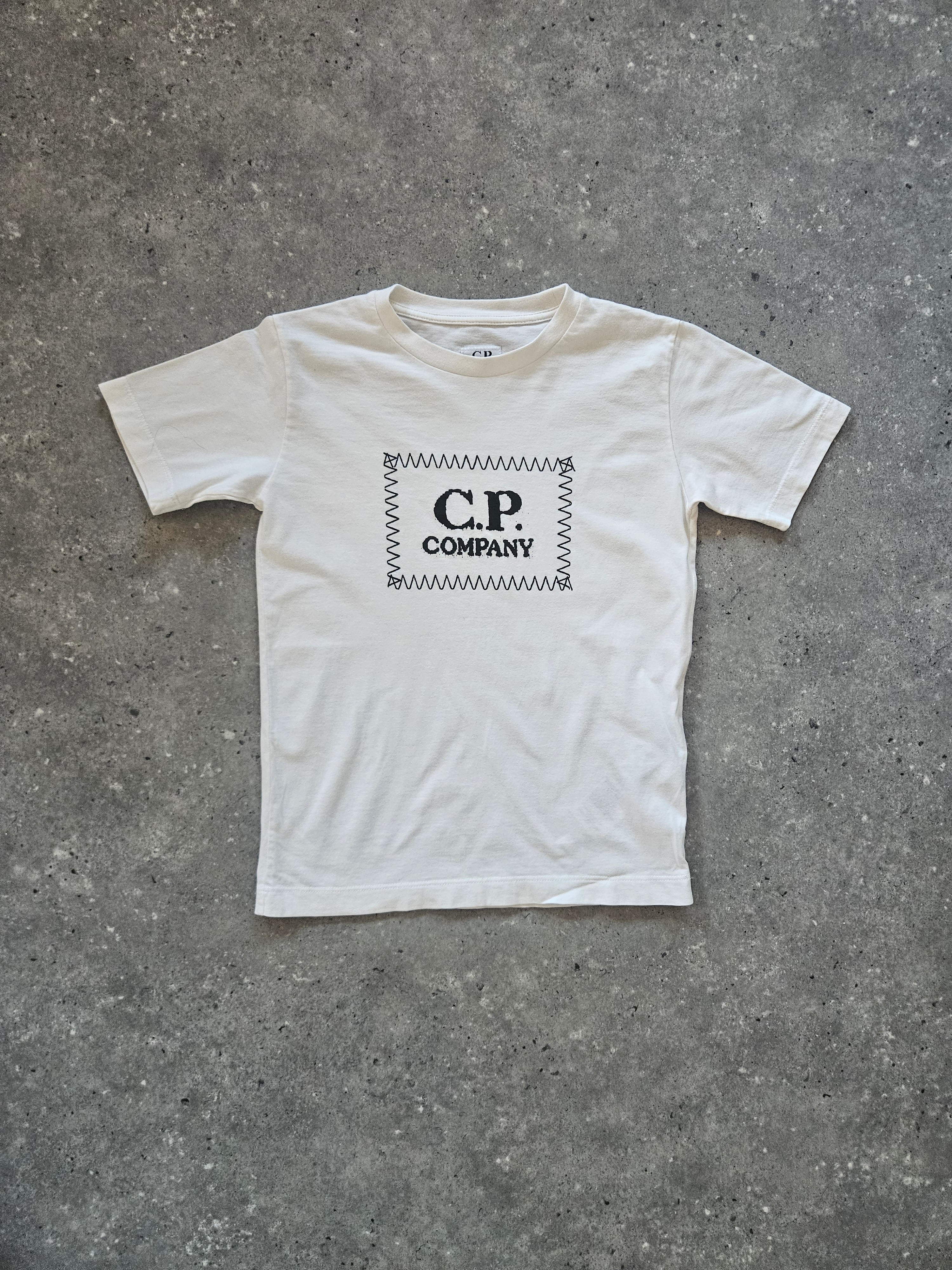 Kids Cp Company Logo T Shirt White (Pre-Owned)