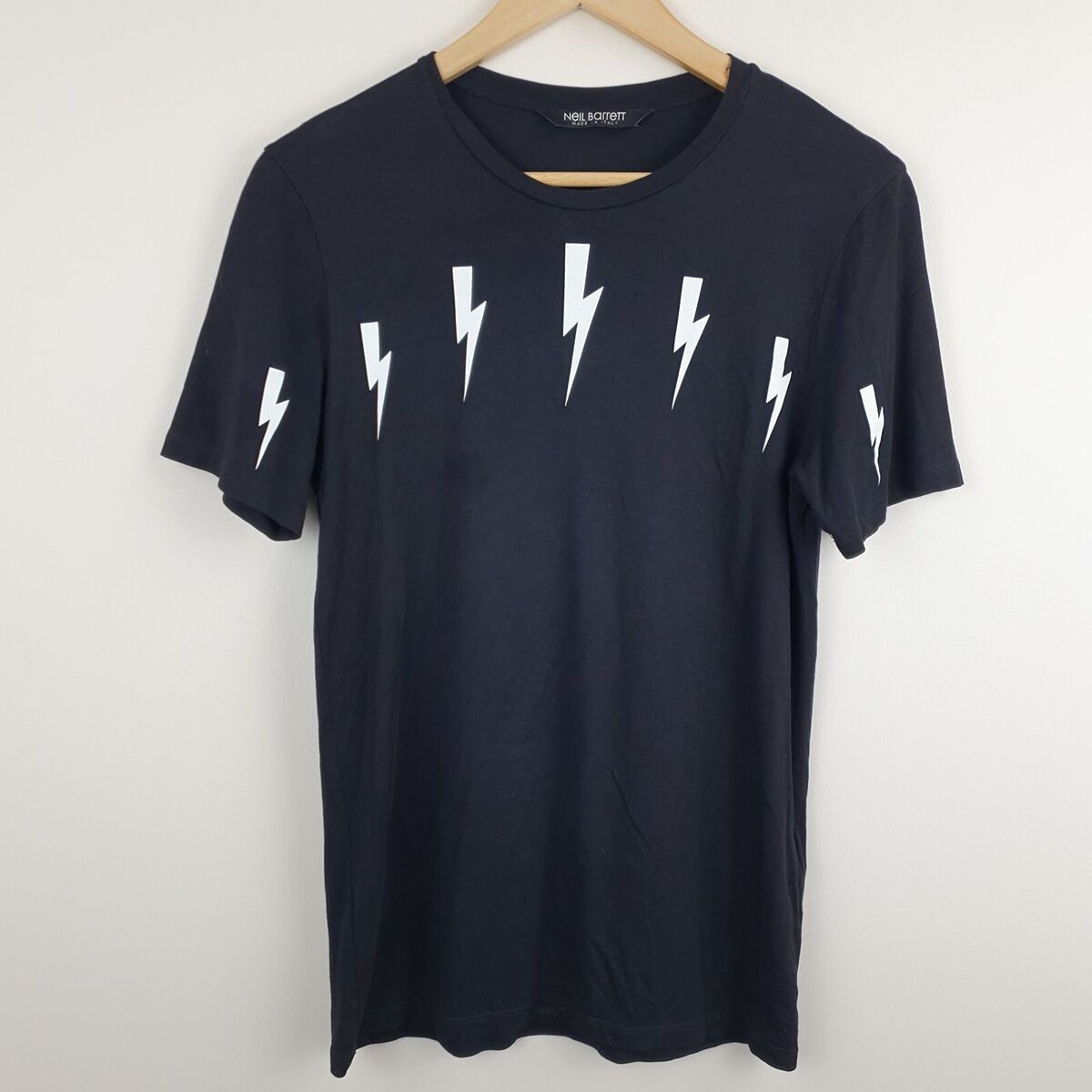 Neil Barrett Lightning T-Shirt Black Neil Barrett
