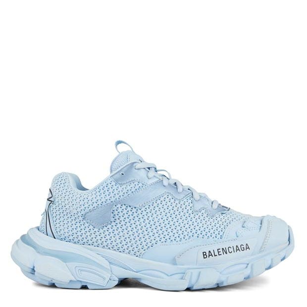 Balenciaga Track 3 Trainers Baby Blue Womens Balenciaga