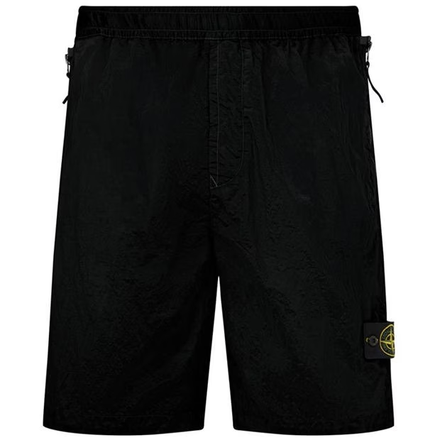 Stone Island Nylon Metal Shorts Black Stone Island