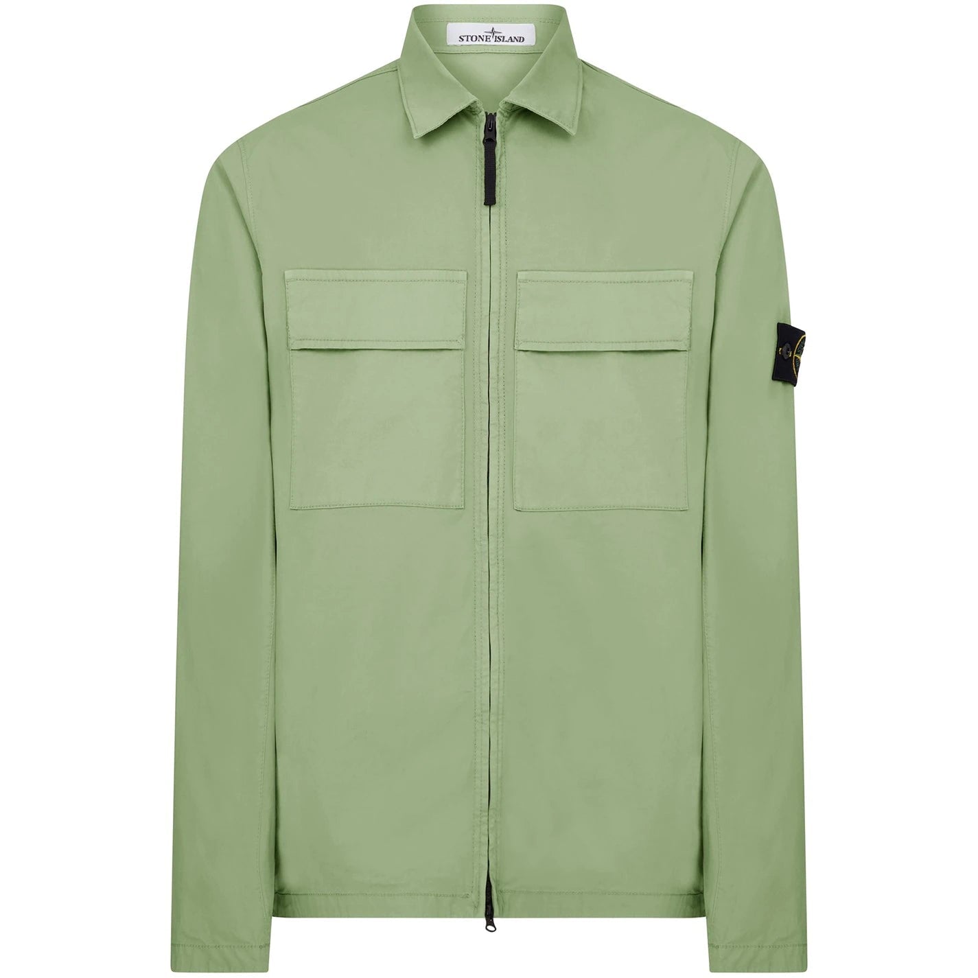 Stone Island Twill Overshirt Lime