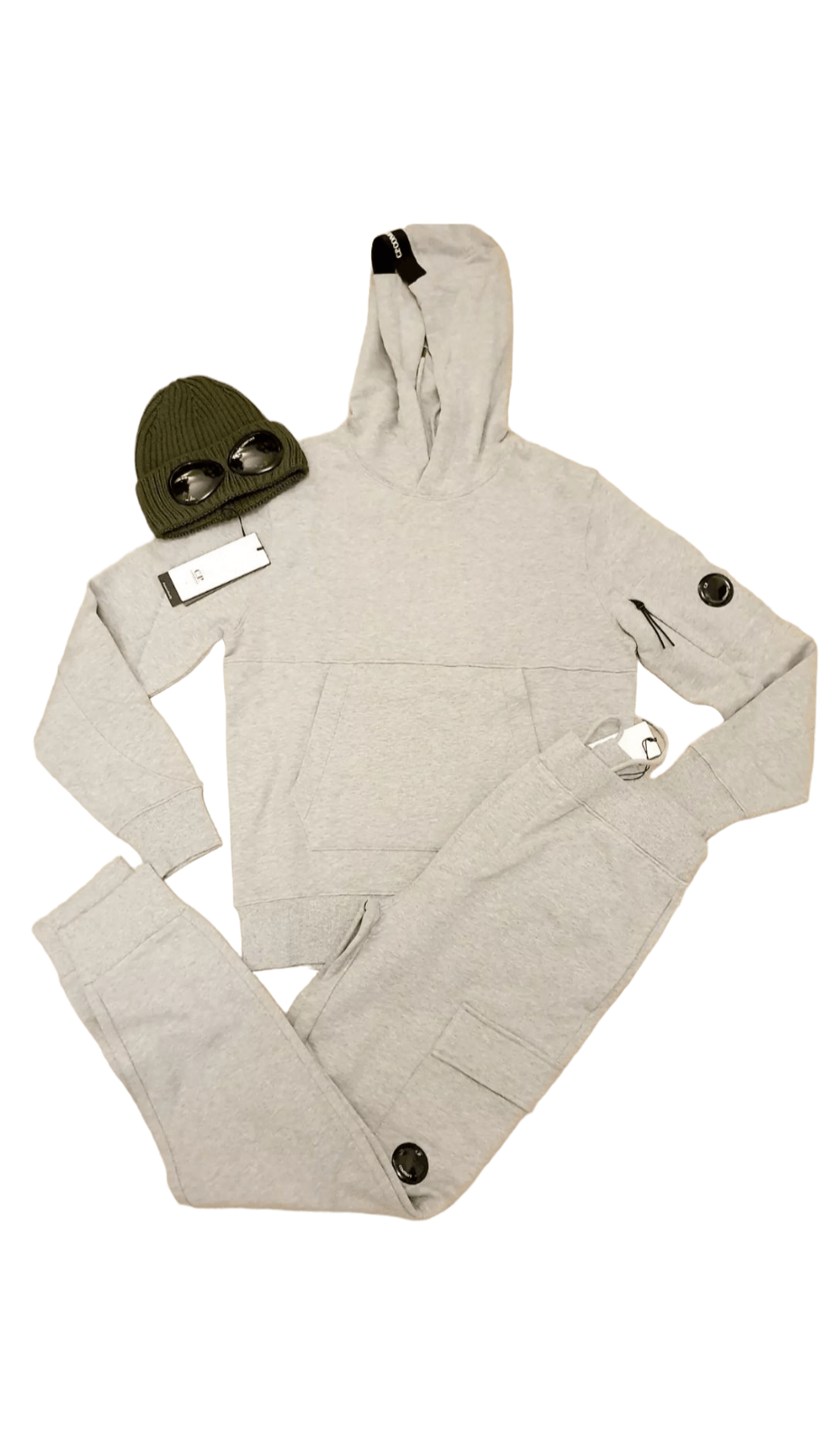 CP Company Hoodie Full Tracksuit Grey CP Company