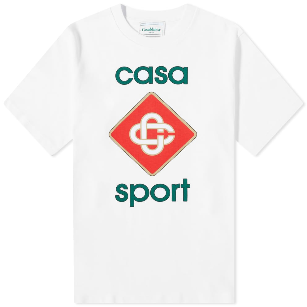 Casablanca Casa Sport T Shirt White Casablanca