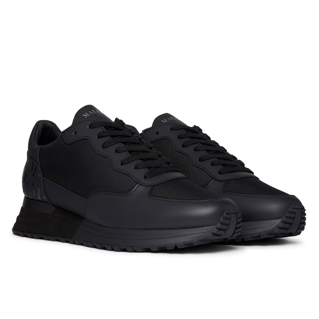 Mallet Popham Trainers Triple Black