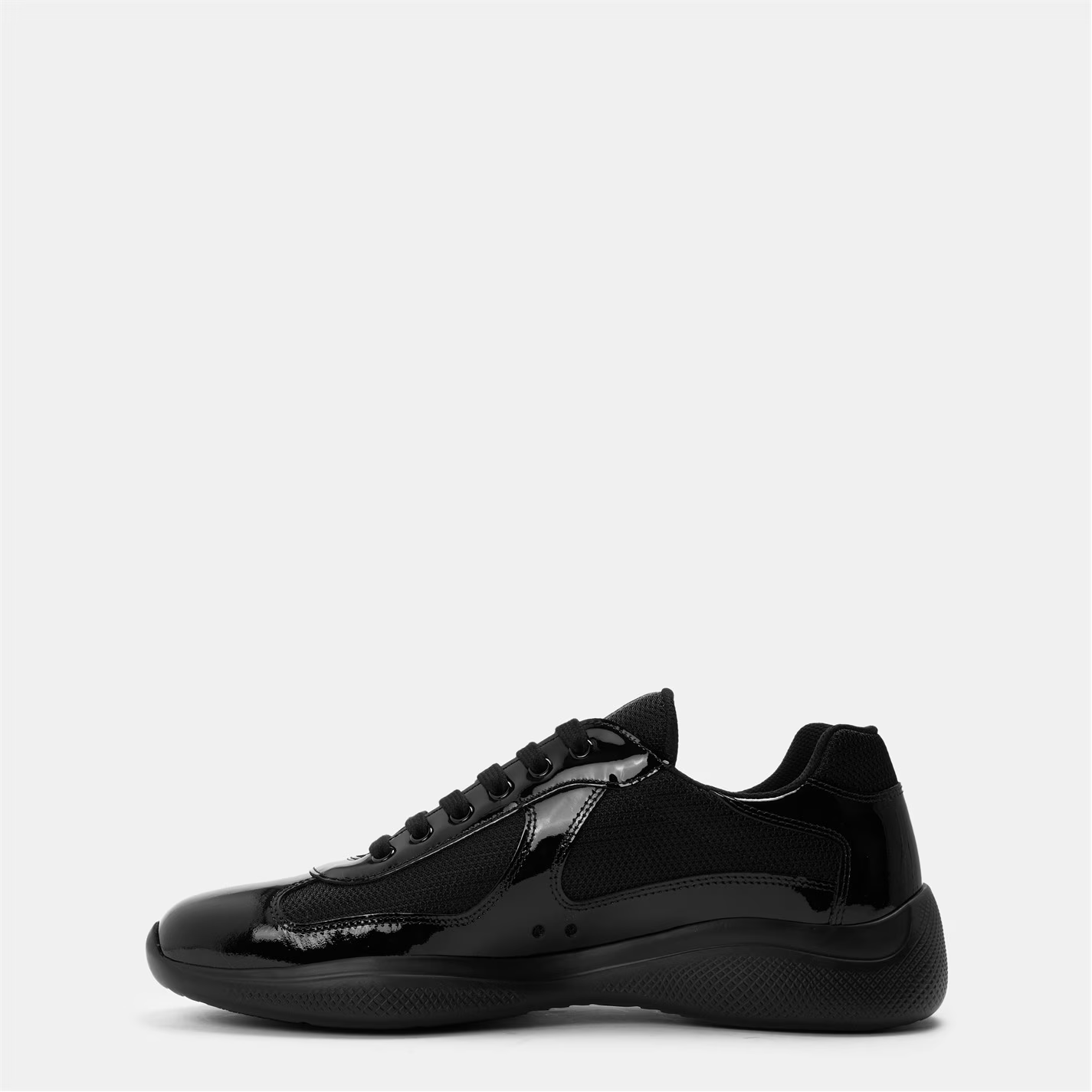 Prada America's Cup Leather Patent Black