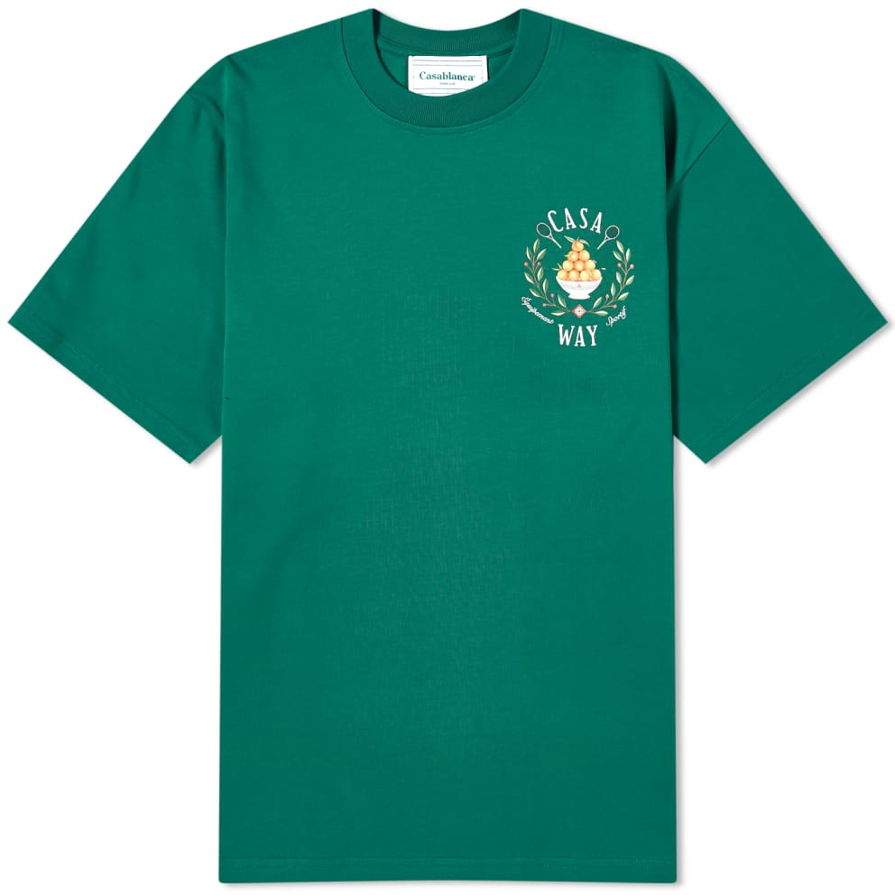 Casablanca Way T Shirt Green Casablanca