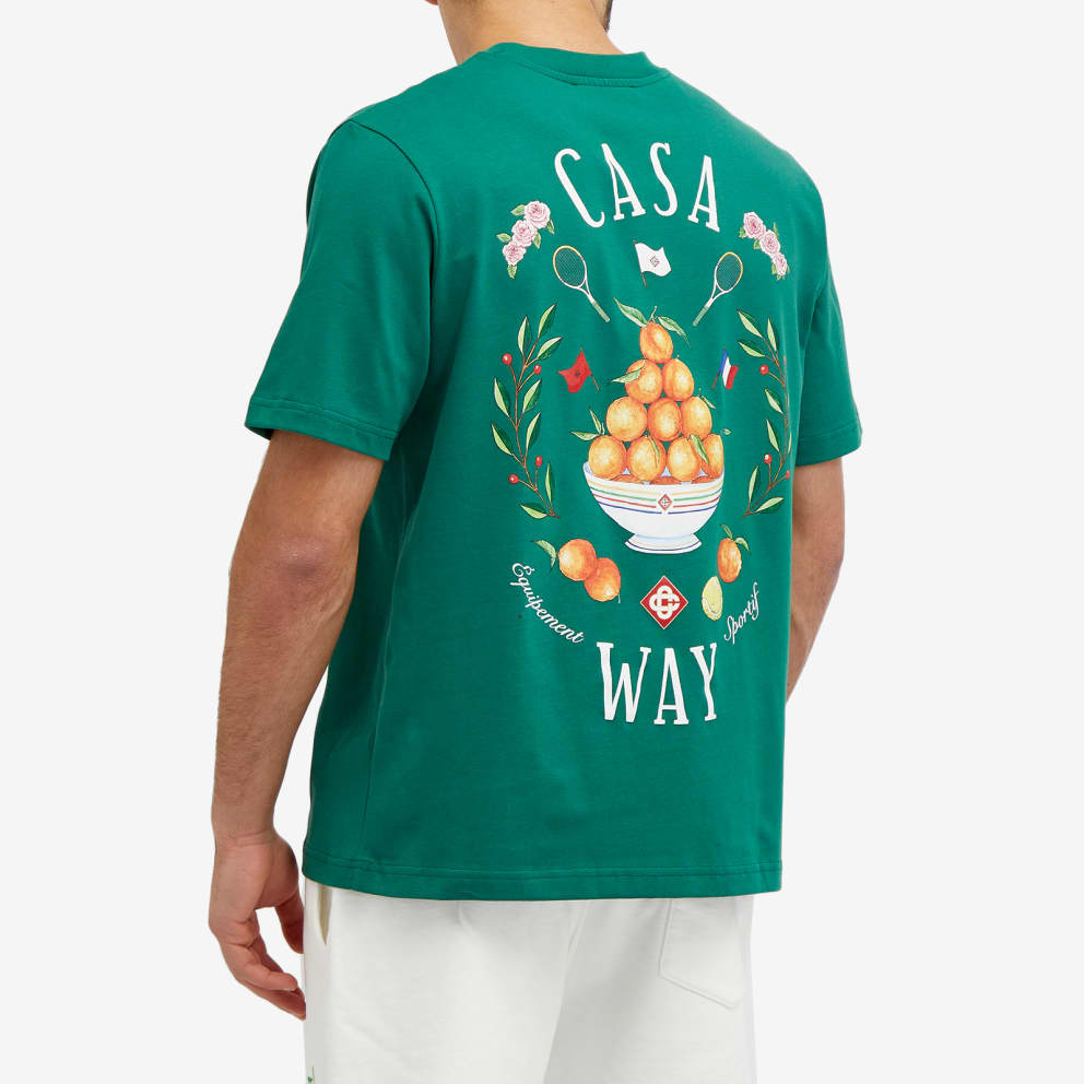 Casablanca Way T Shirt Green Casablanca