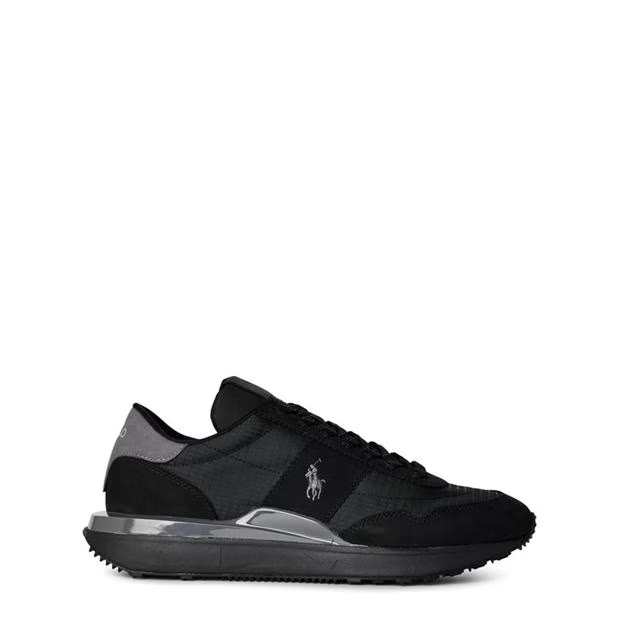 Ralph Lauren Panelled Trainers Black