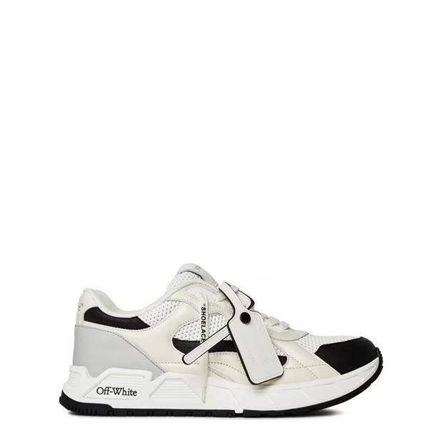 Off White Kick Off Trainers White/Black Off White