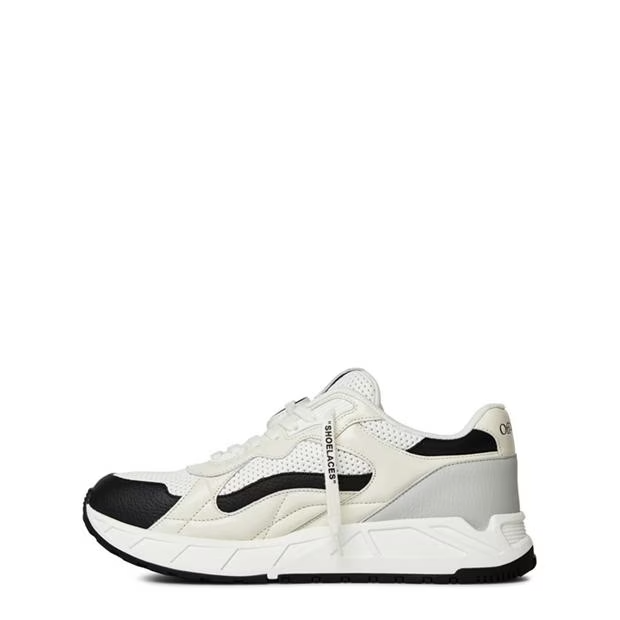 Off White Kick Off Trainers White/Black Off White