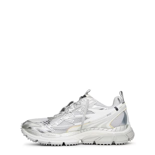 Off White Be Right Back Trainers Grey/Silver