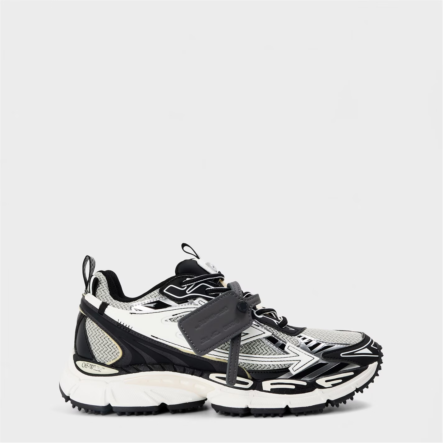 Off White Be Right Back Trainers Black/White – Klay Designerwear