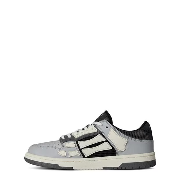 AMIRI SKELETON TOP LOW TRAINERS BLACK/Grey Amiri