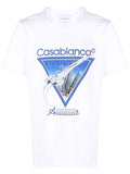 Casablanca Aiiiiir T Shirt White Casablanca