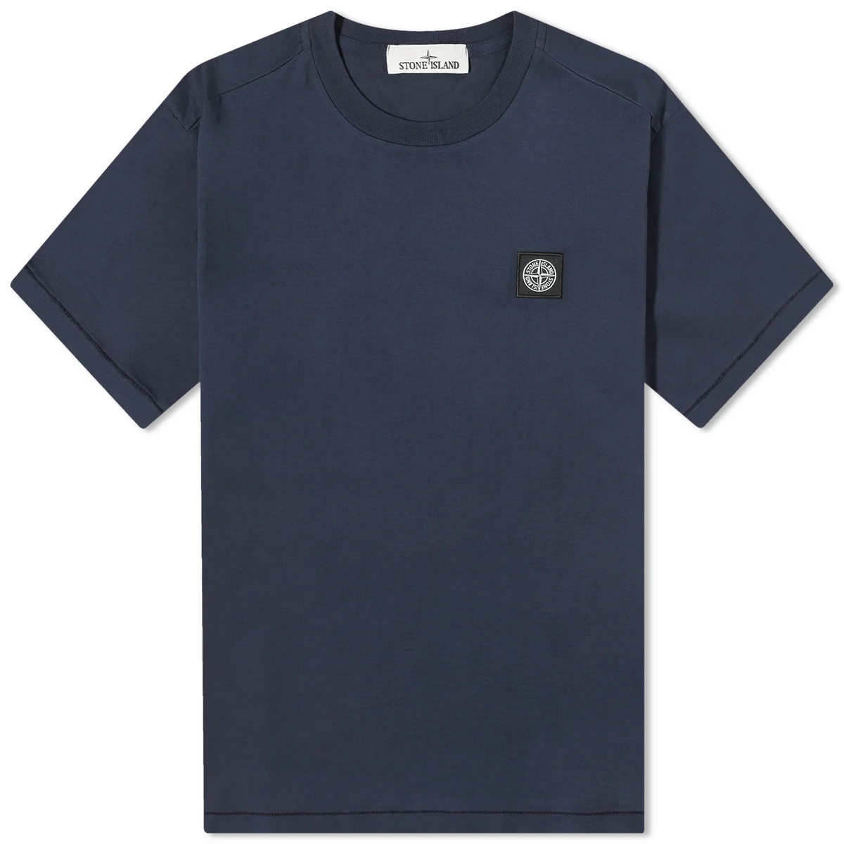 Stone Island Patch T Shirt Navy Stone Island