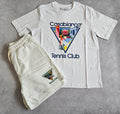 Casablanca Tennis Club Shorts Set White Casablanca