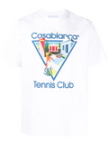 Casablanca Tennis Club La Joueuse T Shirt White Casablanca