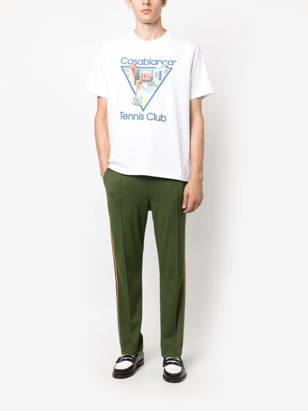 Casablanca Tennis Club La Joueuse T Shirt White Casablanca