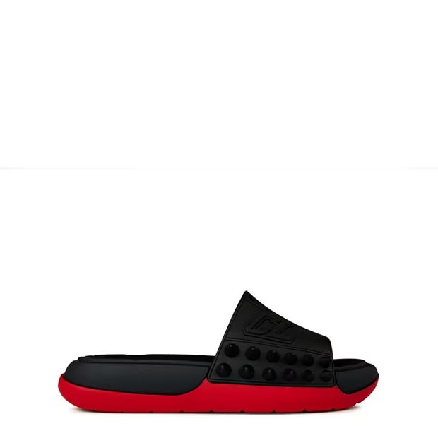 Christian Louboutin Spike Sliders Black
