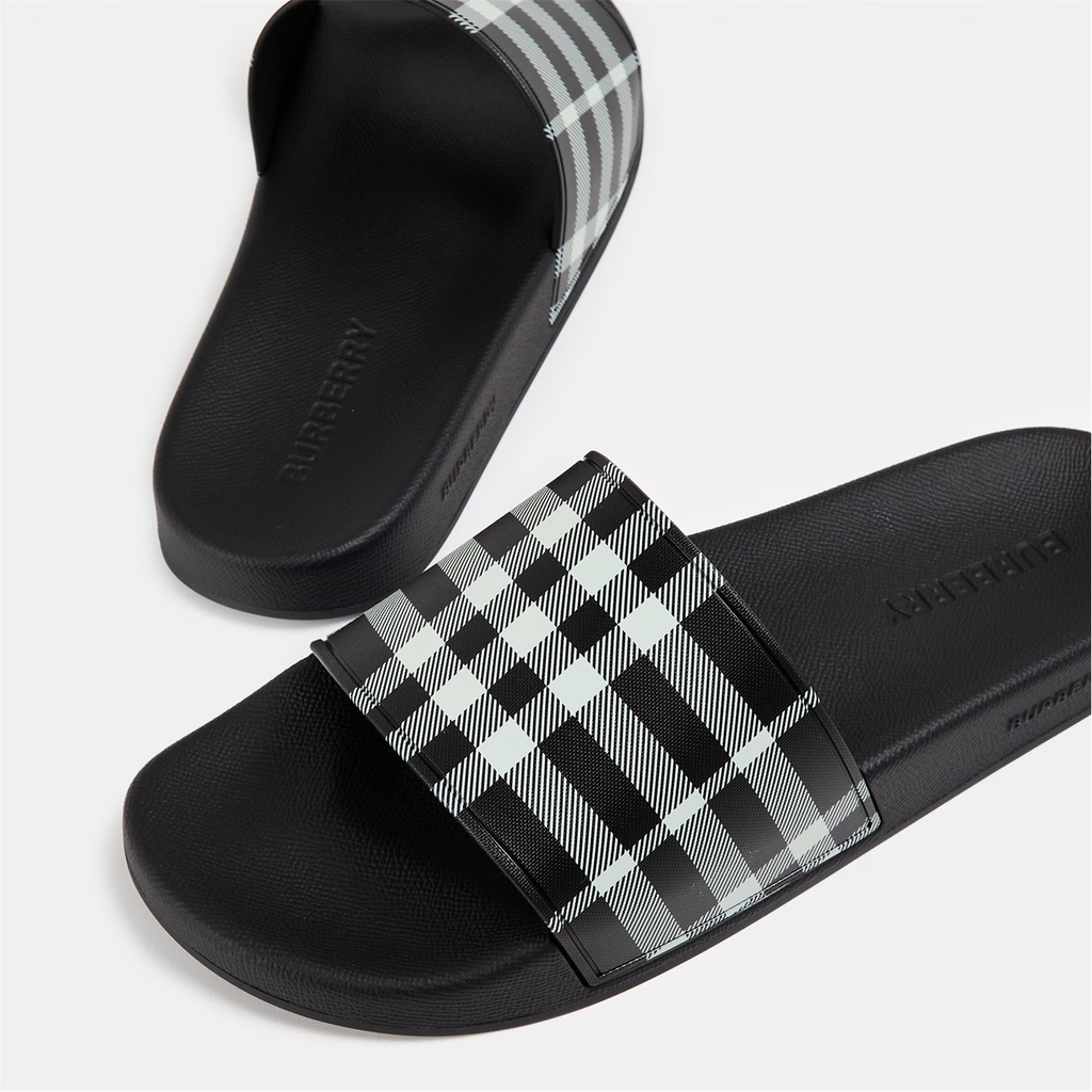 Burberry Furley Check Sliders