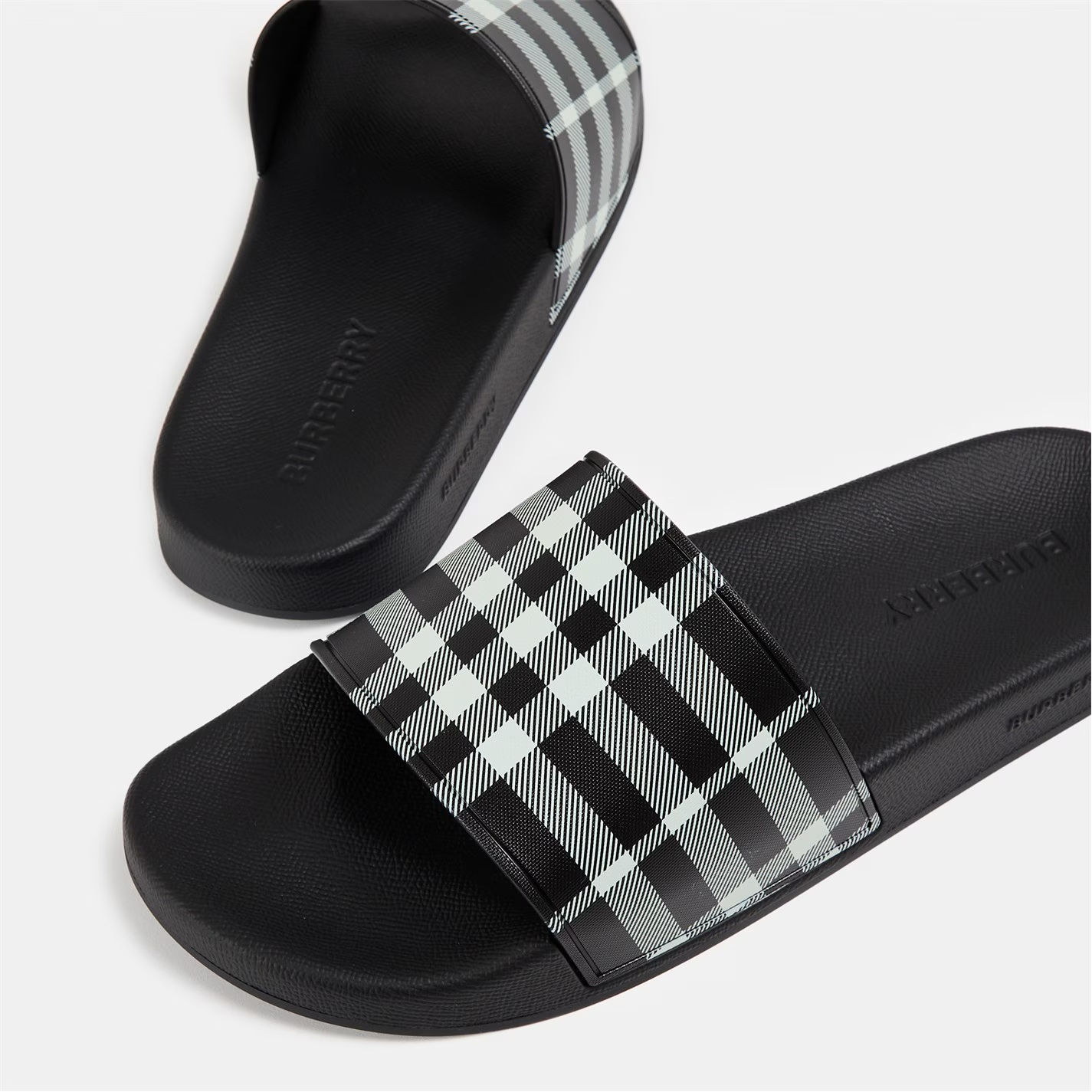 Burberry Furley Check Sliders