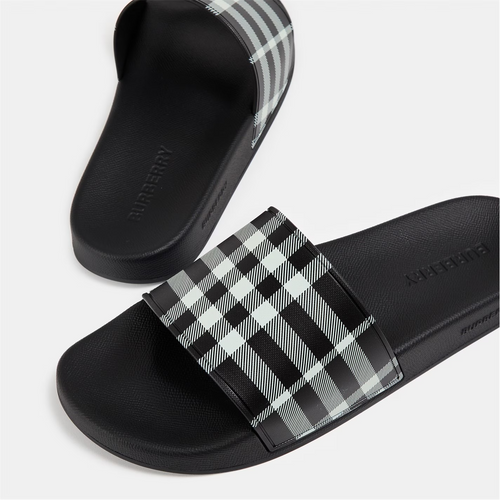 Burberry Furley Check Sliders
