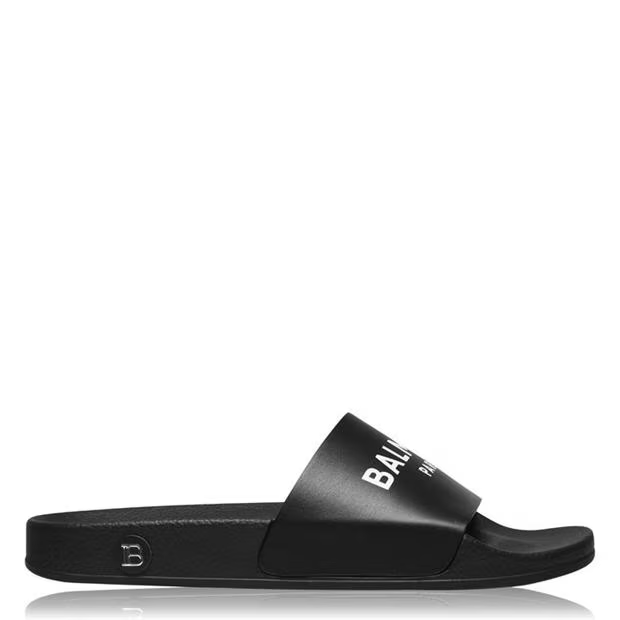 Balmain Logo Sliders Black Balmain