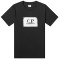 CP Company Block Logo T Shirt Black CP Company