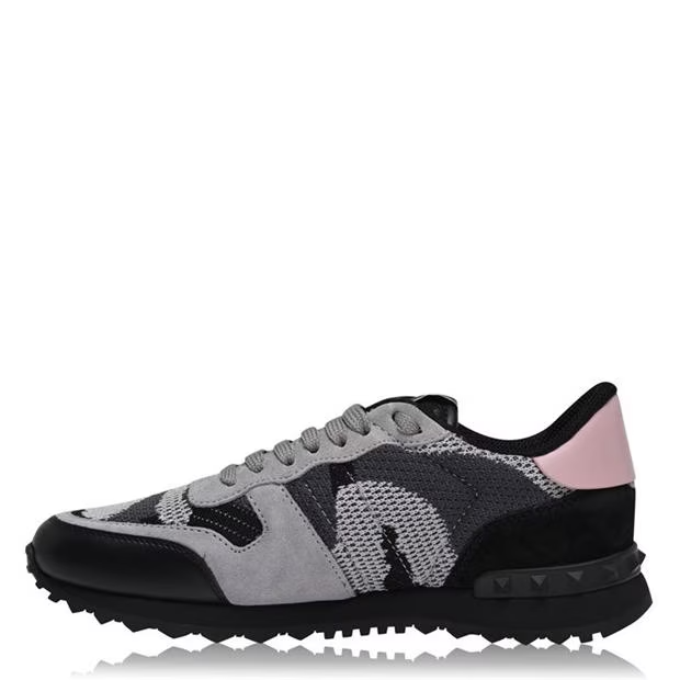 Valentino Mesh Trainers Women's Black Valentino