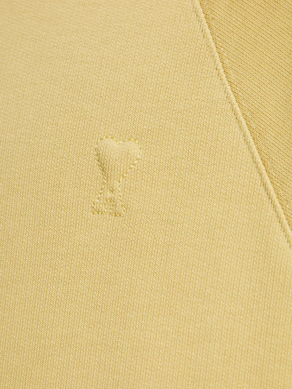 Ami Paris Classic Logo Hoodie Yellow