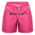 Palm Angels Logo Swim Shorts Pink Palm Angels