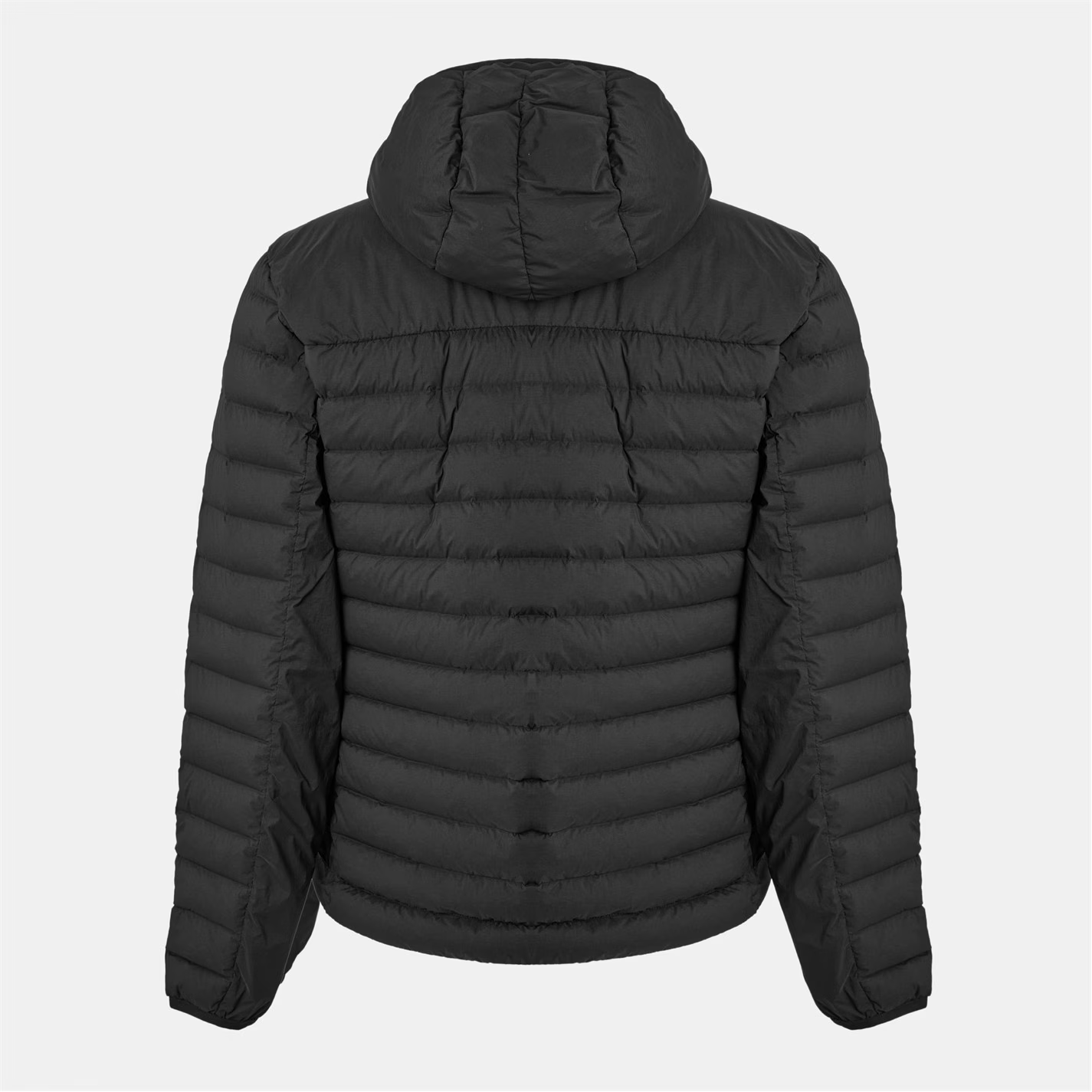 STONE ISLAND Badge Down Puffer Jacket Black
