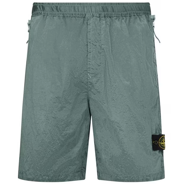 Stone Island Metal Badge Shorts Sky Stone Island