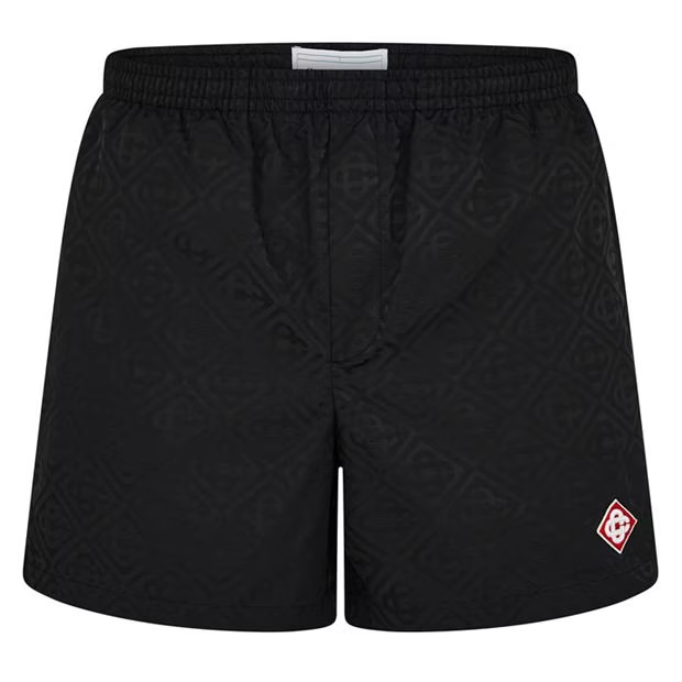 Casablanca Casa Jacquard Swim Shorts Black Casablanca
