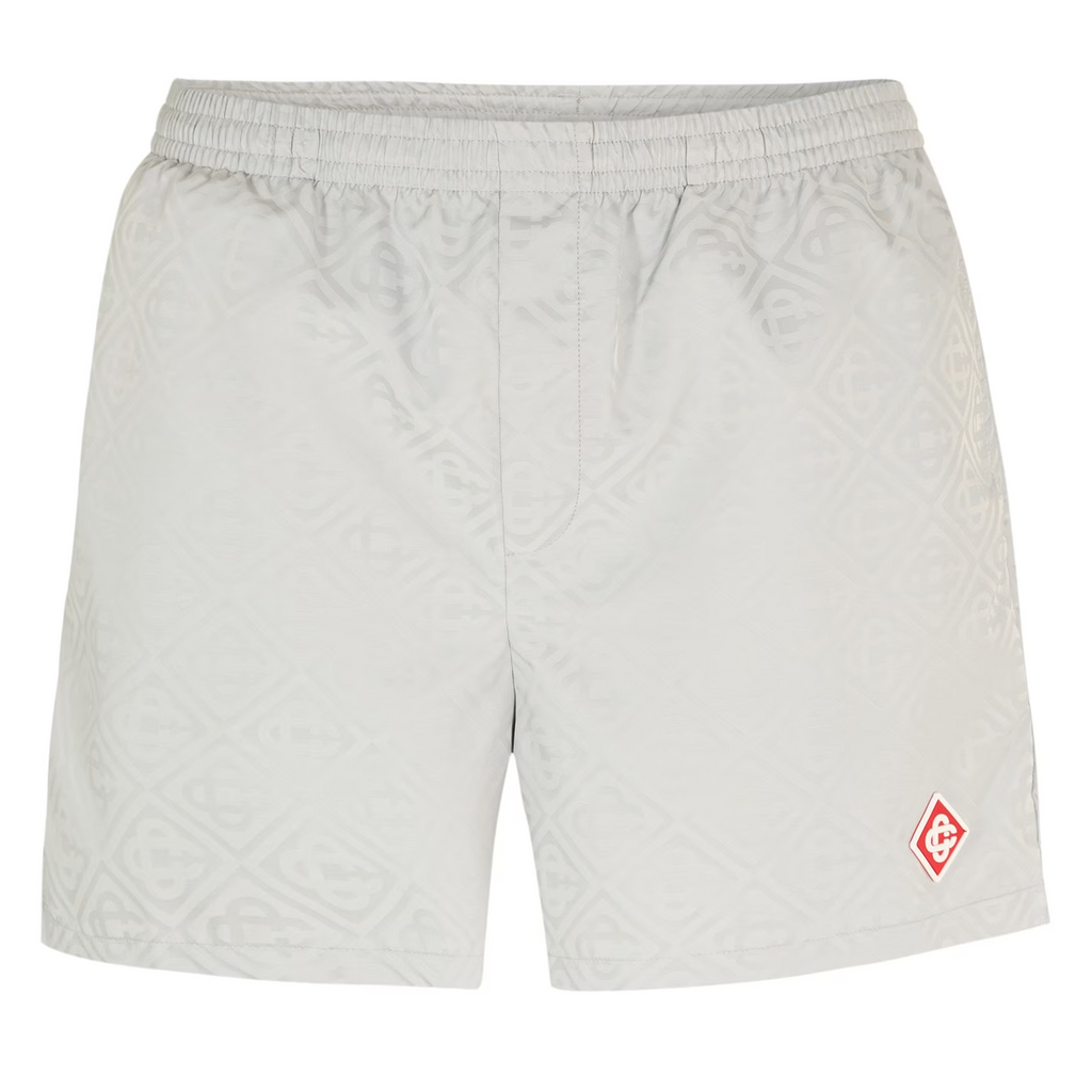 Casablanca Casa Jacquard Swim Shorts Grey