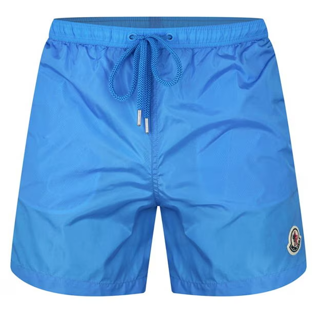 Moncler. Logo Swim Shorts Sky Blue