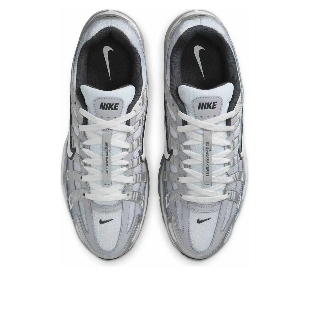 Nike P-6000 Metallic Silver Summit White-Wolf Grey