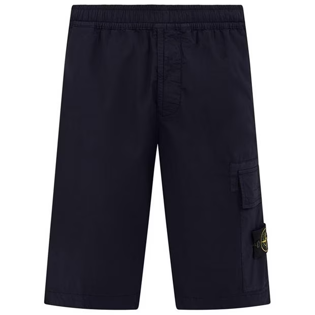 Stone Island Stretch Cargo Shorts Navy Stone Island