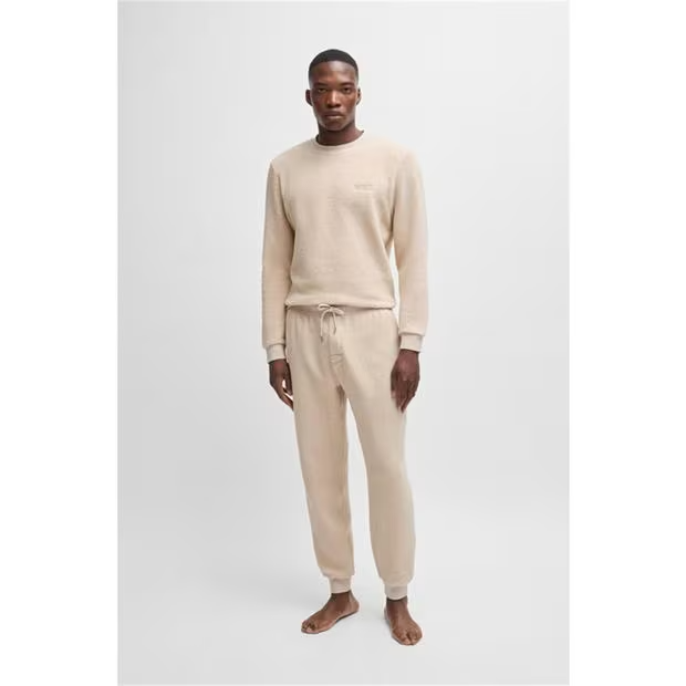 Hugo Boss Contemp Tracksuit Beige Hugo Boss