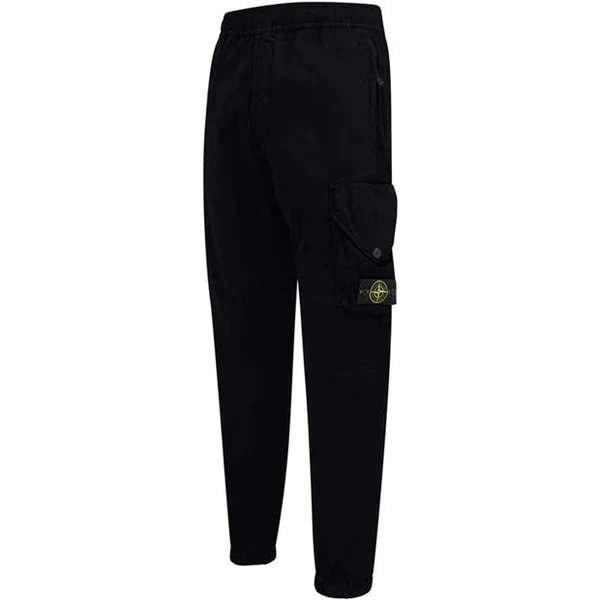 Stone Island New Pocket Cargo Pants Black Stone Island