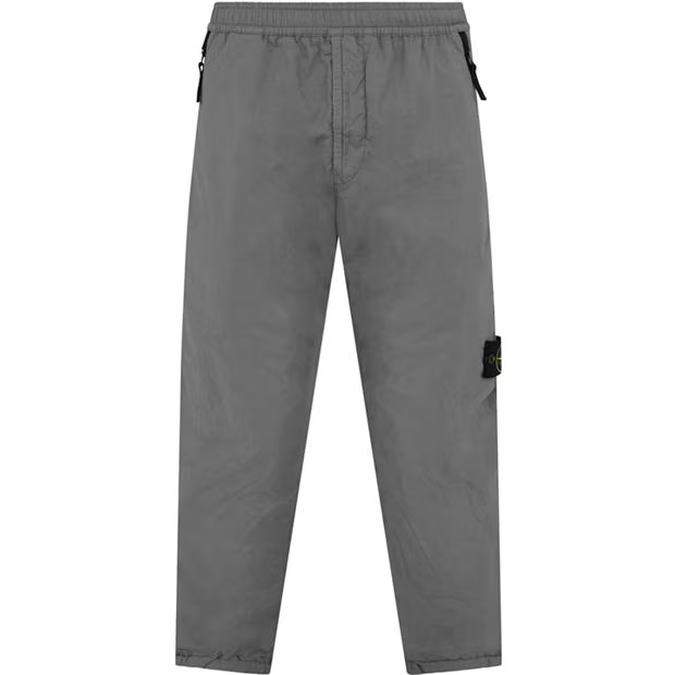 Stone Island Tela Zip Pants Grey Stone Island