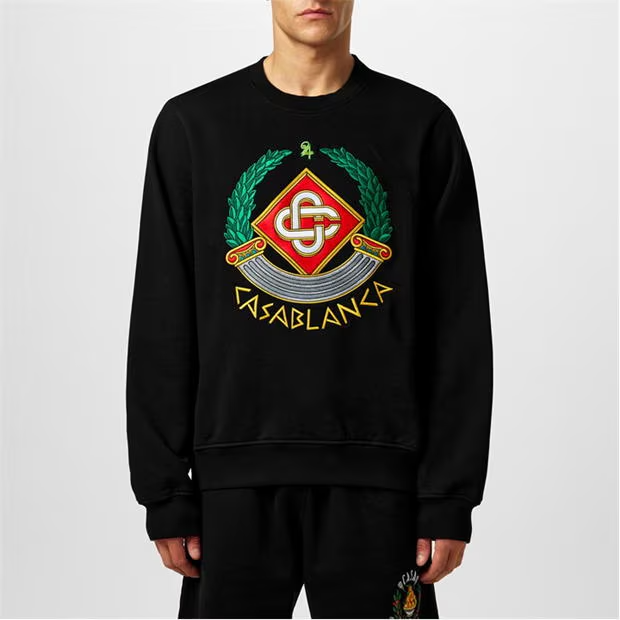 Casablanca Casa Crest Jumper Black Casablanca